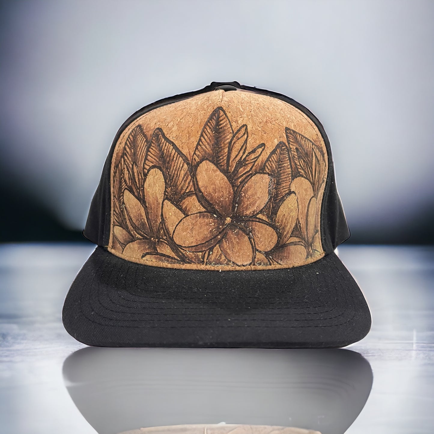 Melia Blooms - Burned Cork Trucker Hat