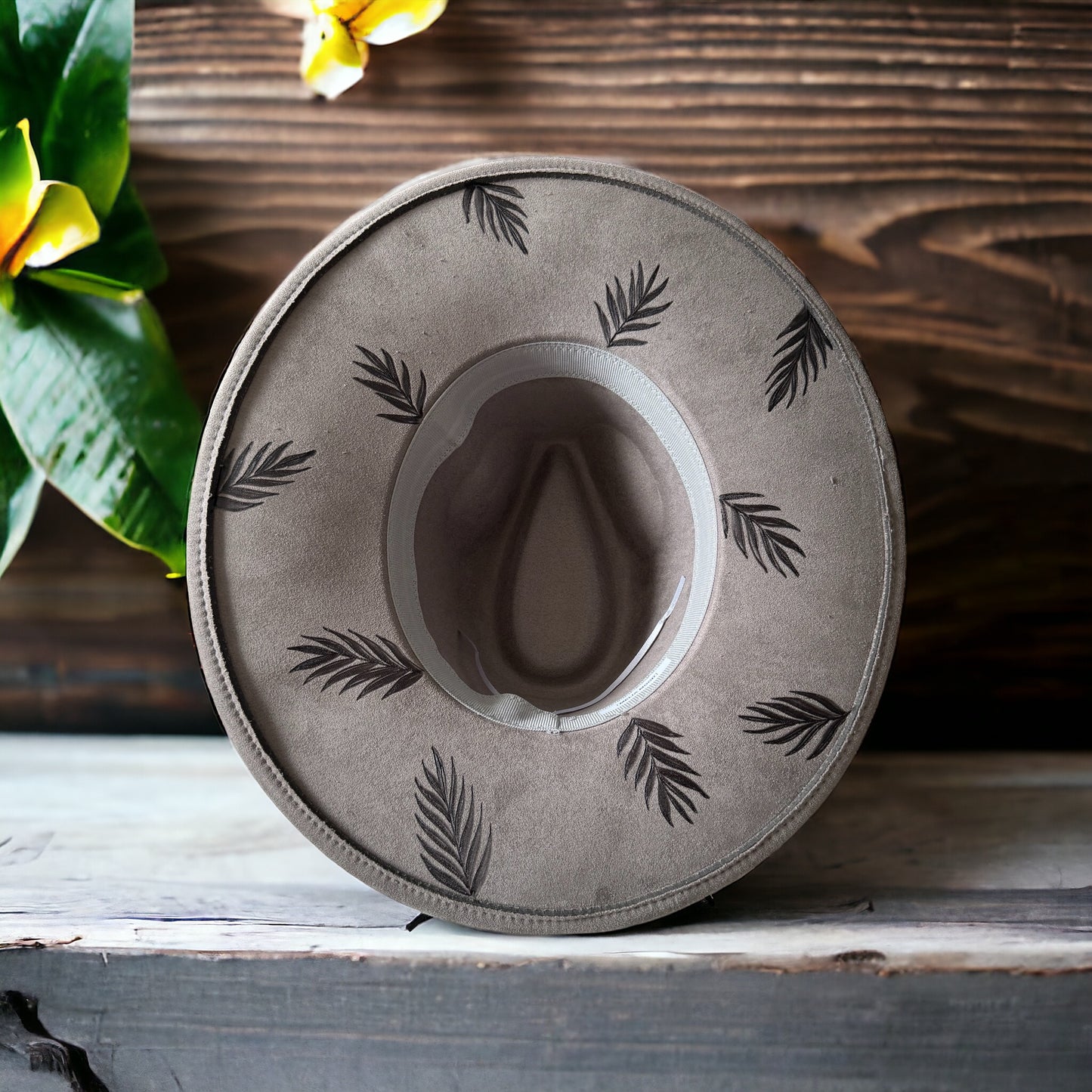 Lanipō- Burned Wide Brim Hat