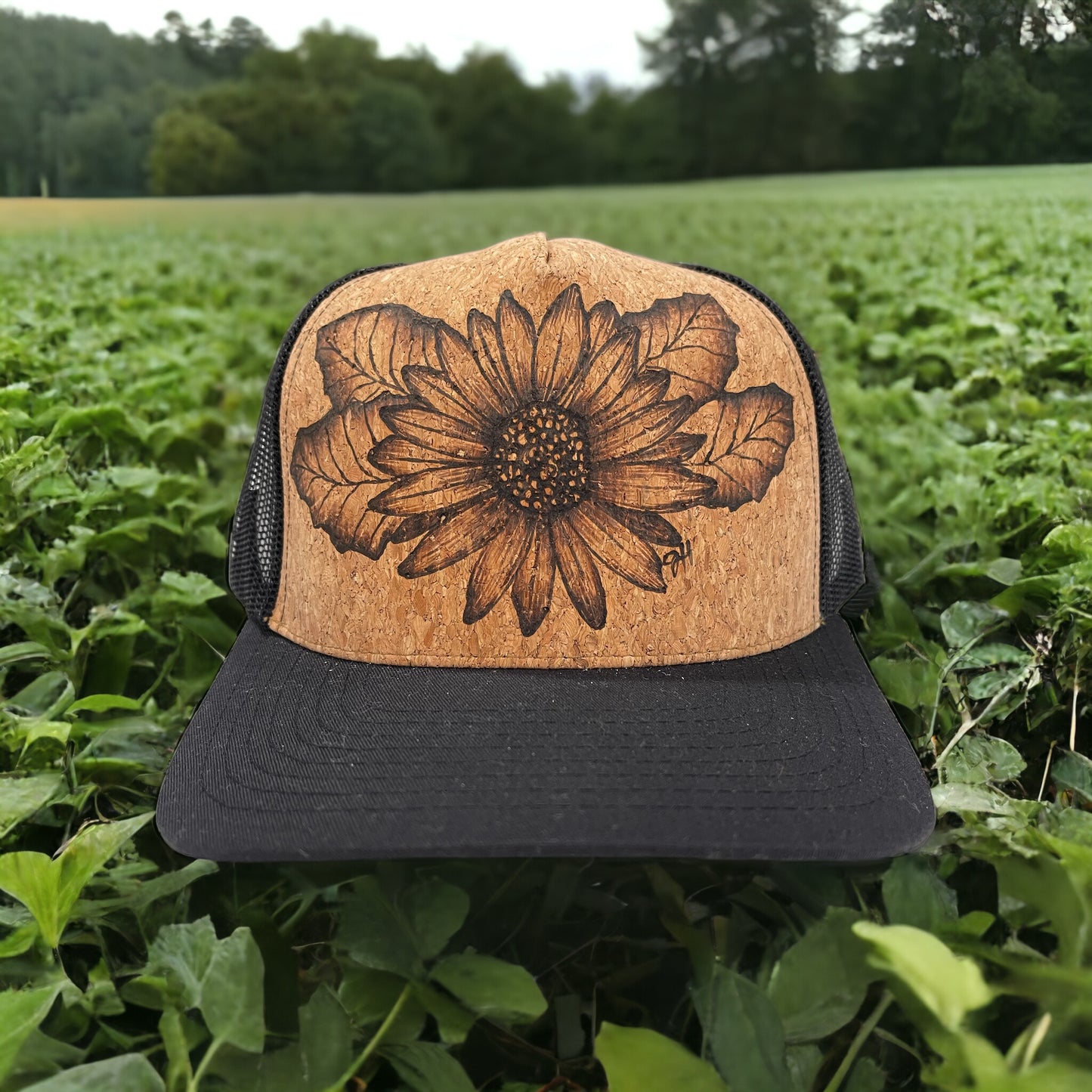 Sunny - Burned Cork Trucker Hat