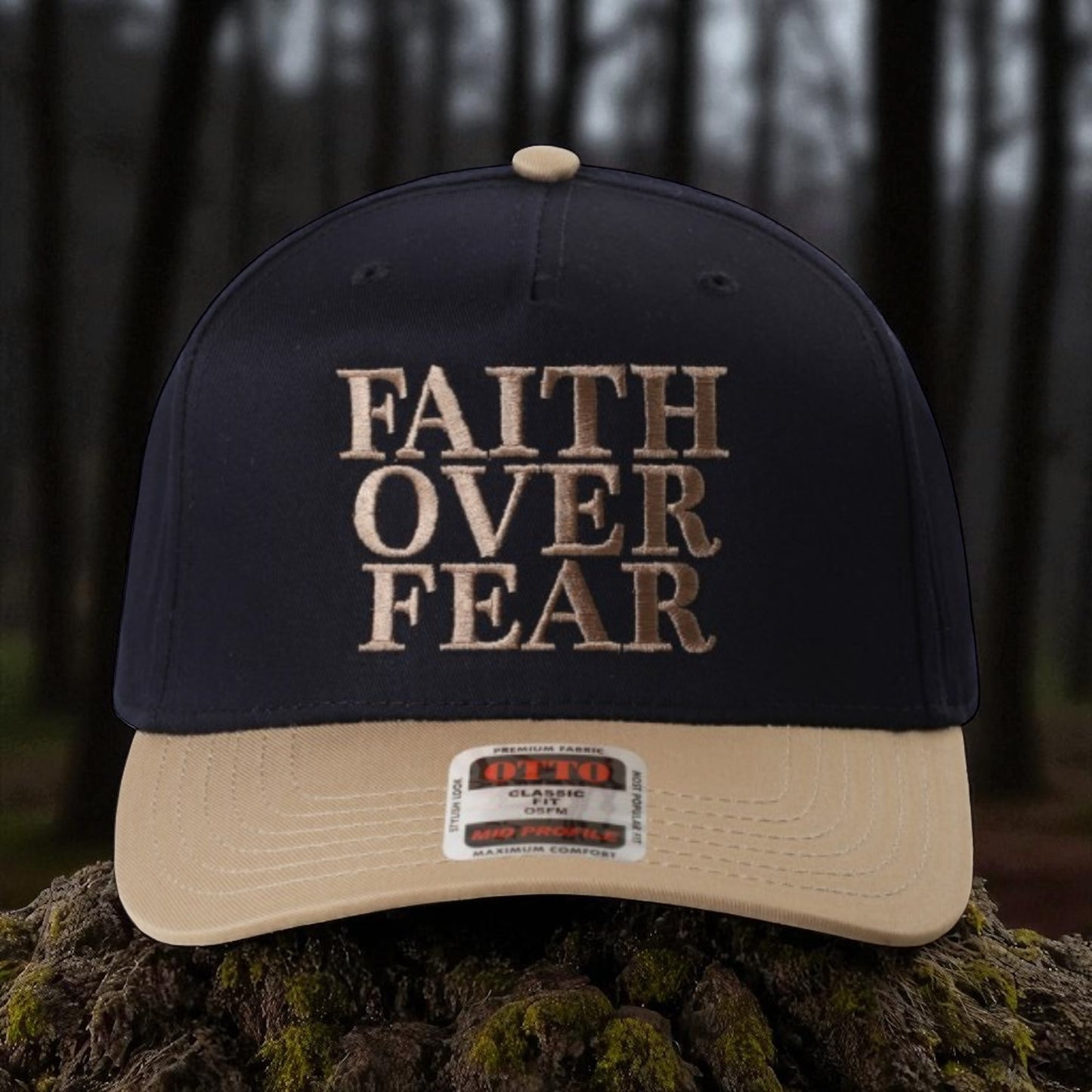 Faith Over Fear - Embroidered Cap