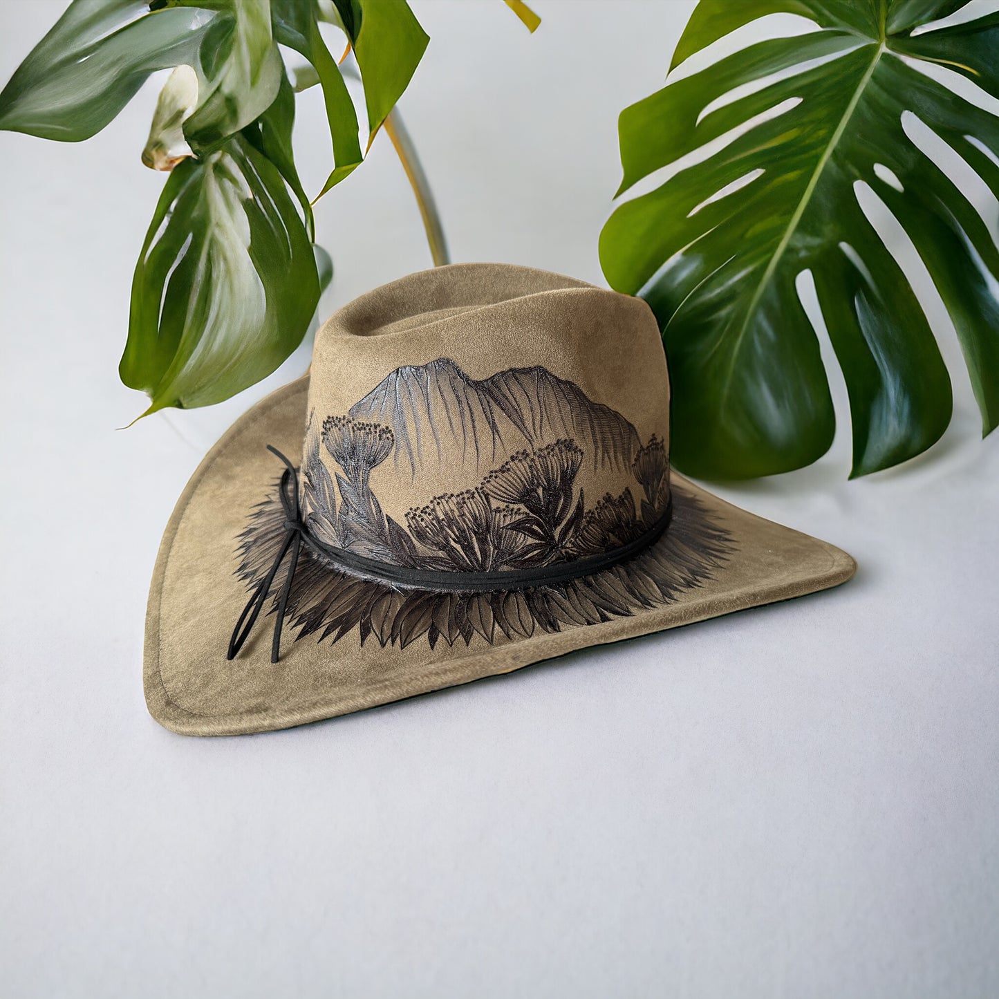 Lei Milia- Burned Cowboy Style Hat