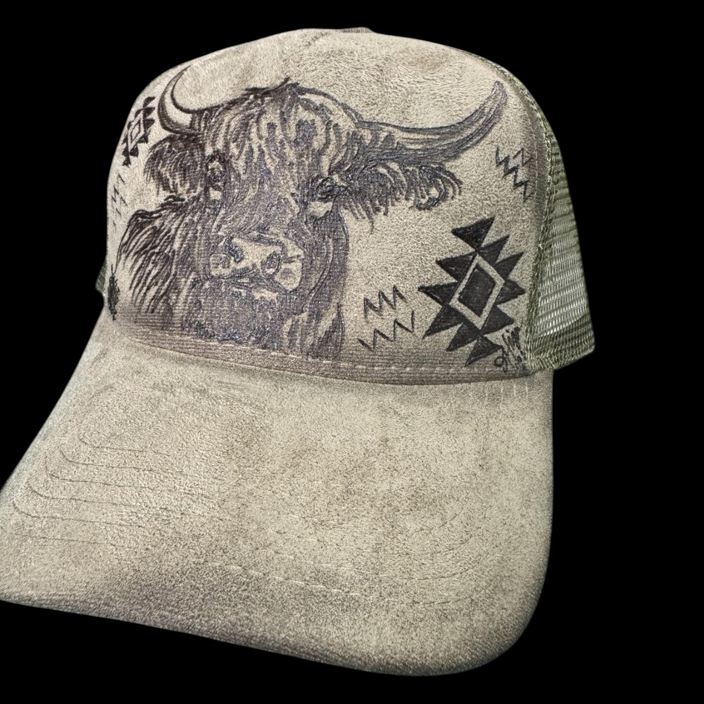 Knoxx- Burned Suede Trucker Hats