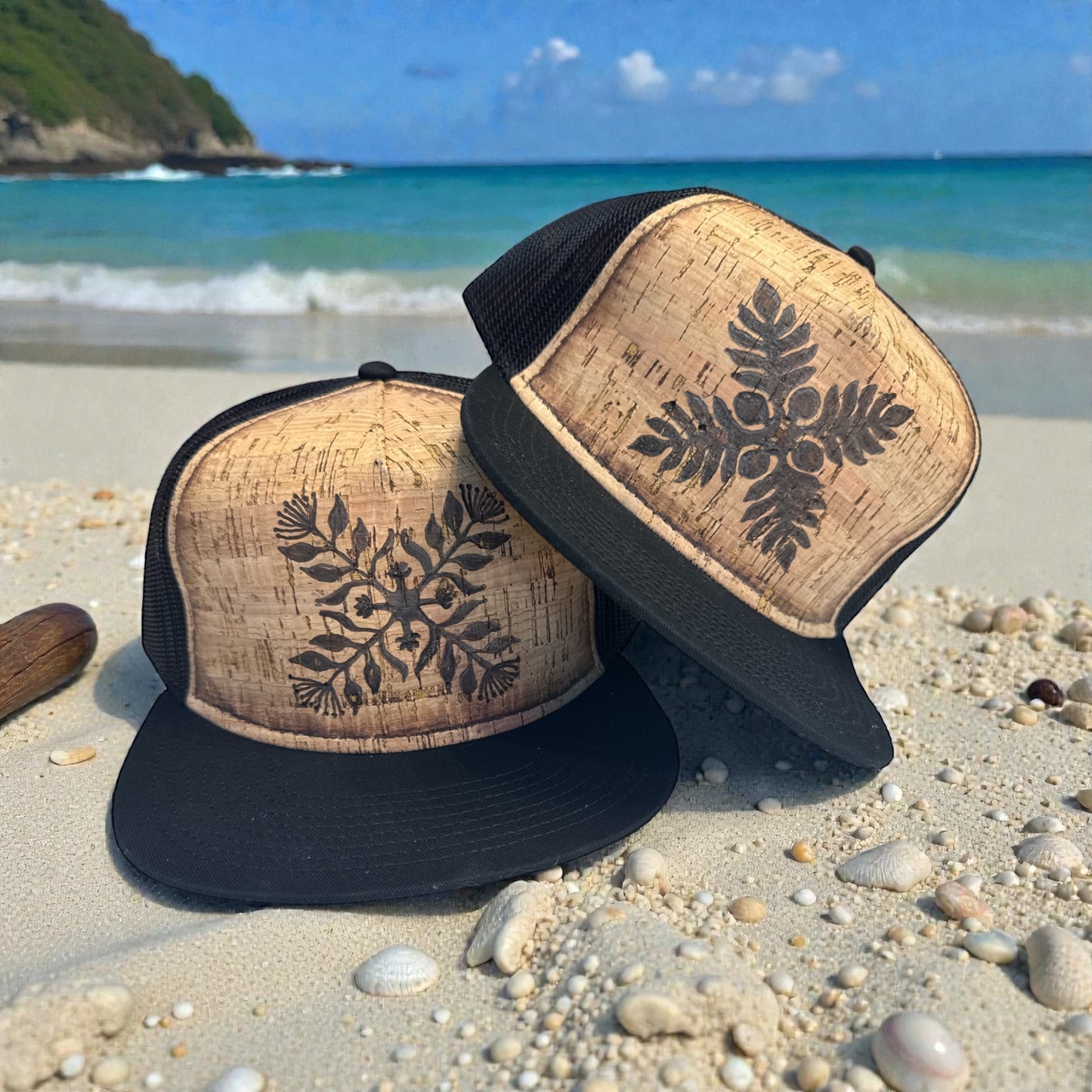 Quilt Series - Burned Cork Trucker