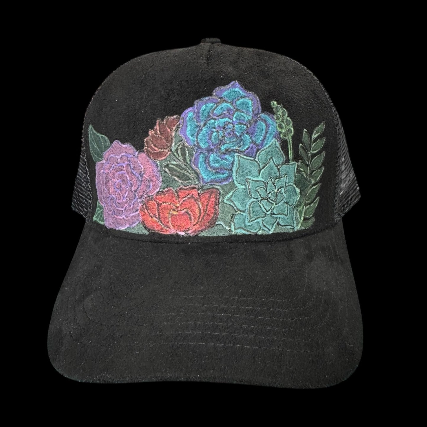 Burned & Painted Trucker Hat Series