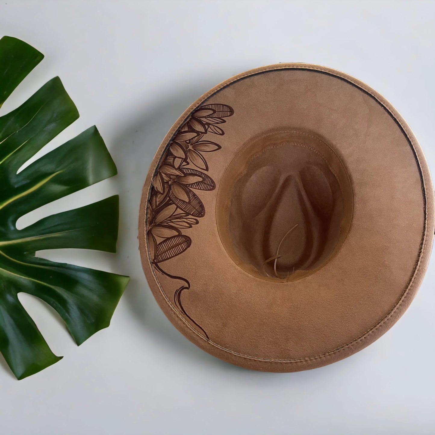 Kalei- Burned Wide Brim Hat