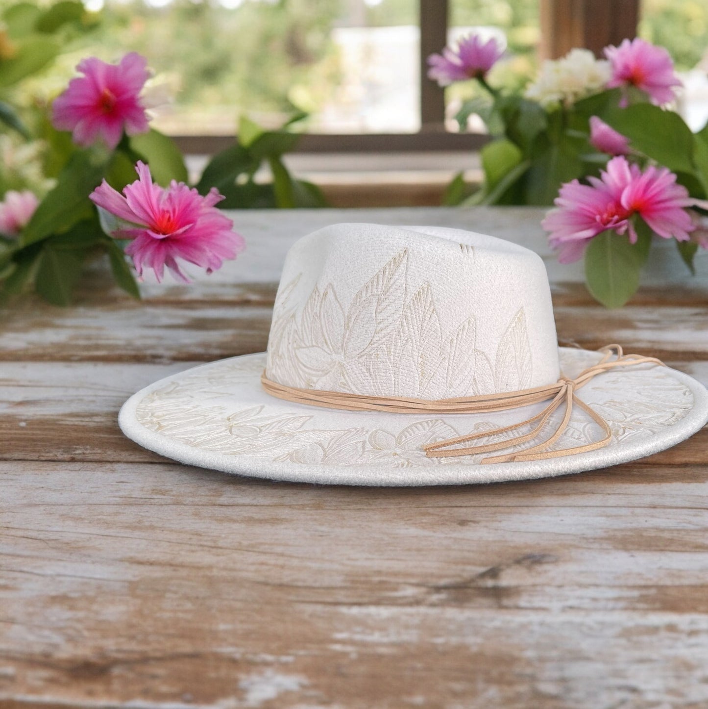 Lia - Burned *Youth/Kids*Size Rancher Style Hat