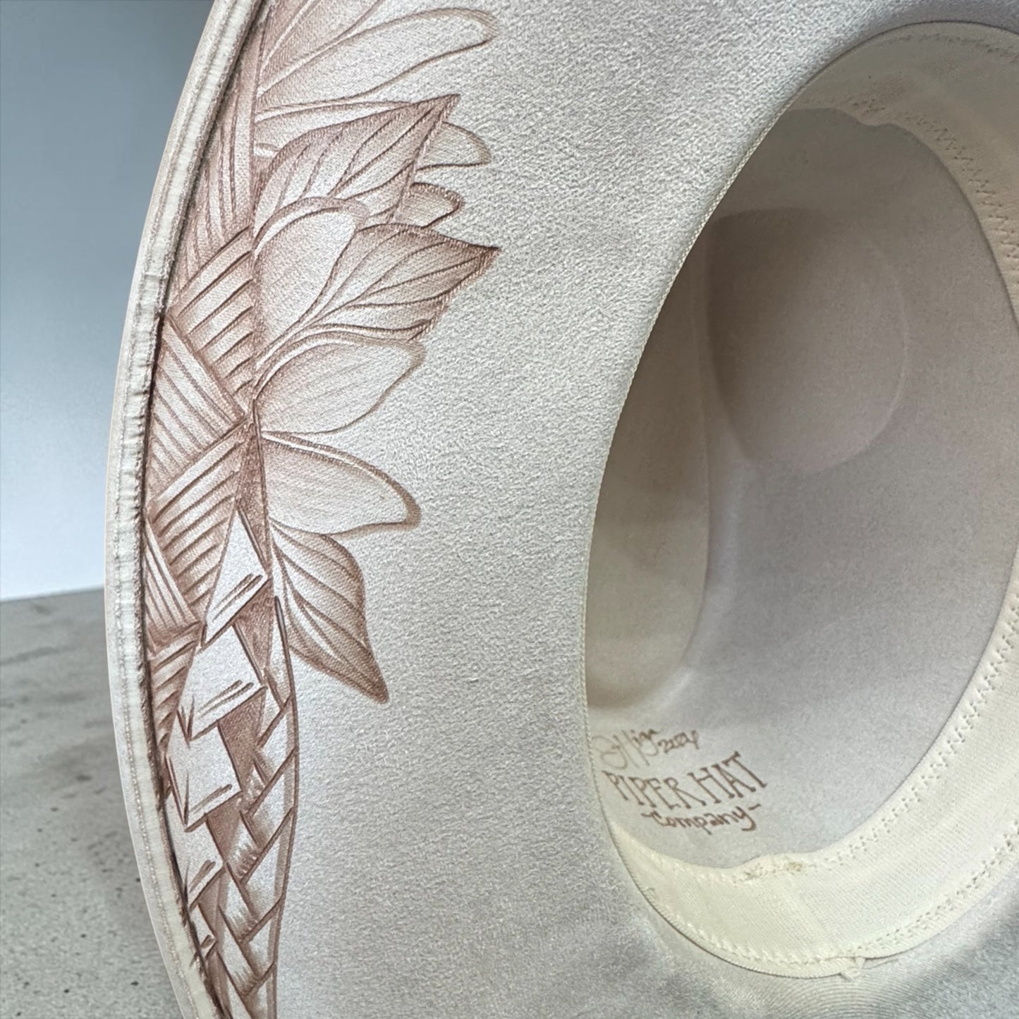 Haku & Poly Tribal - Burned Cowboy Hat