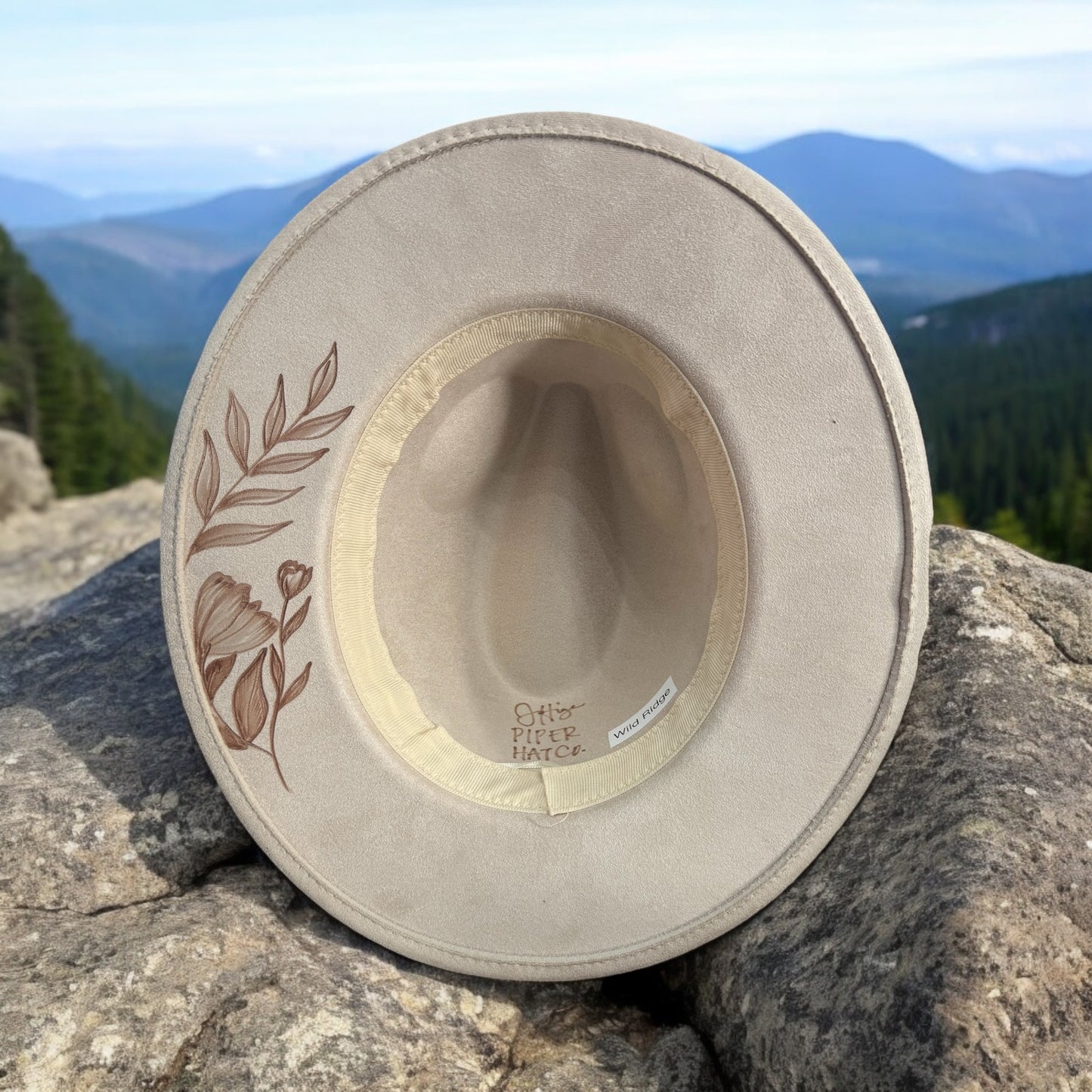Wild Ridge - Burned Small Brim Fedora