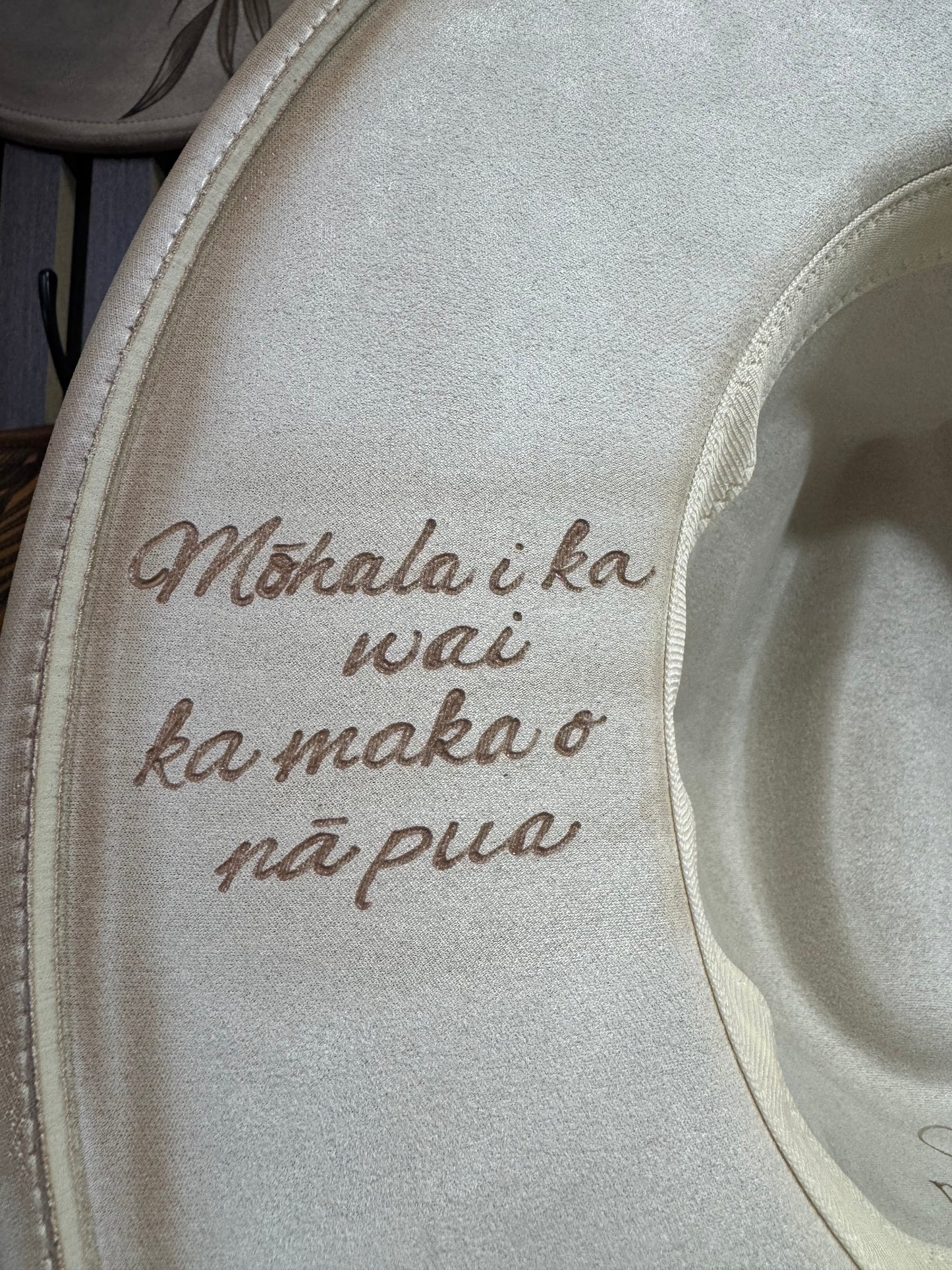 Mōhala I Ka Wai - Burned Wide Brim Fedora