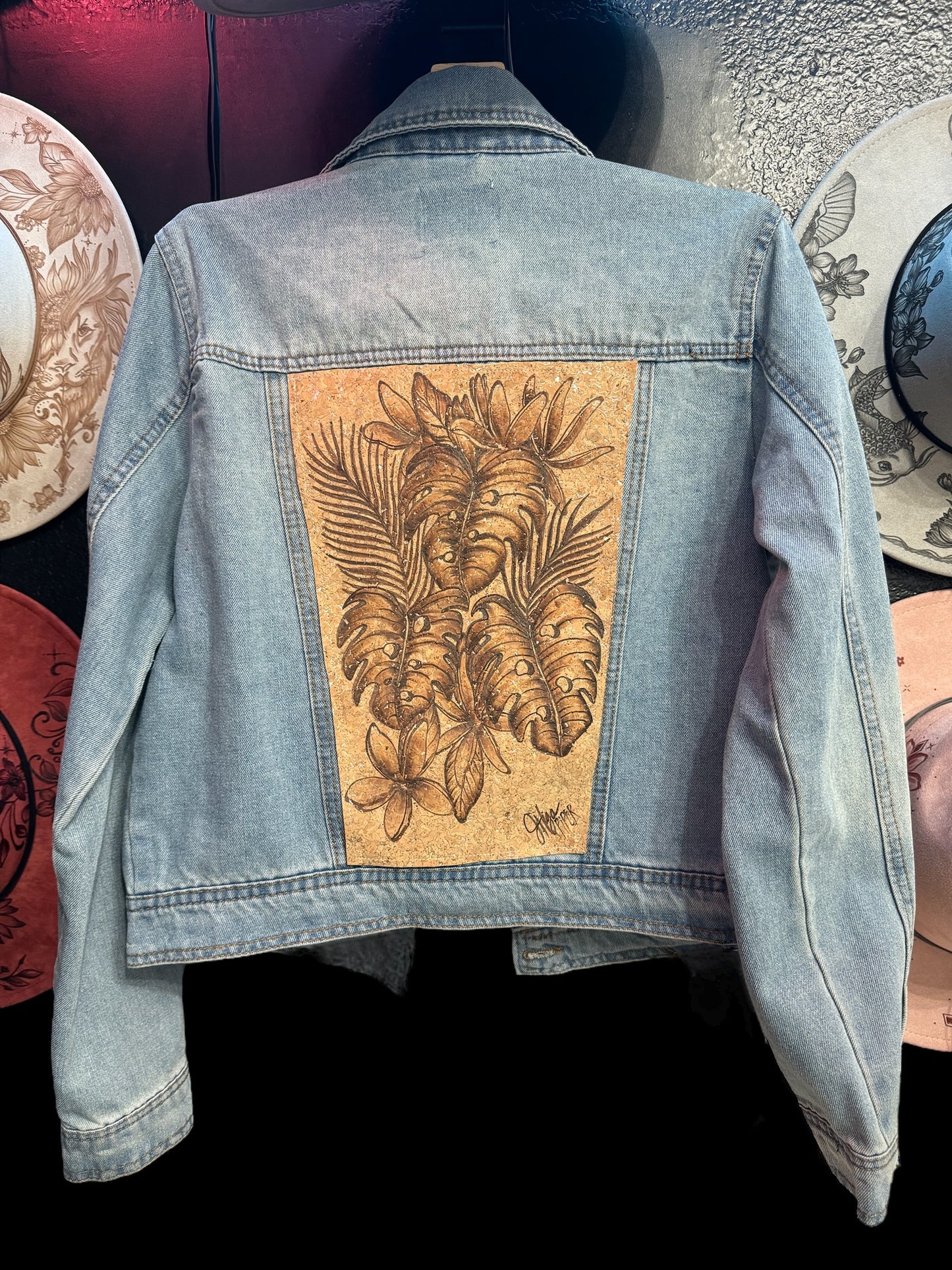 Create Your Own - Burned Denim Jacket