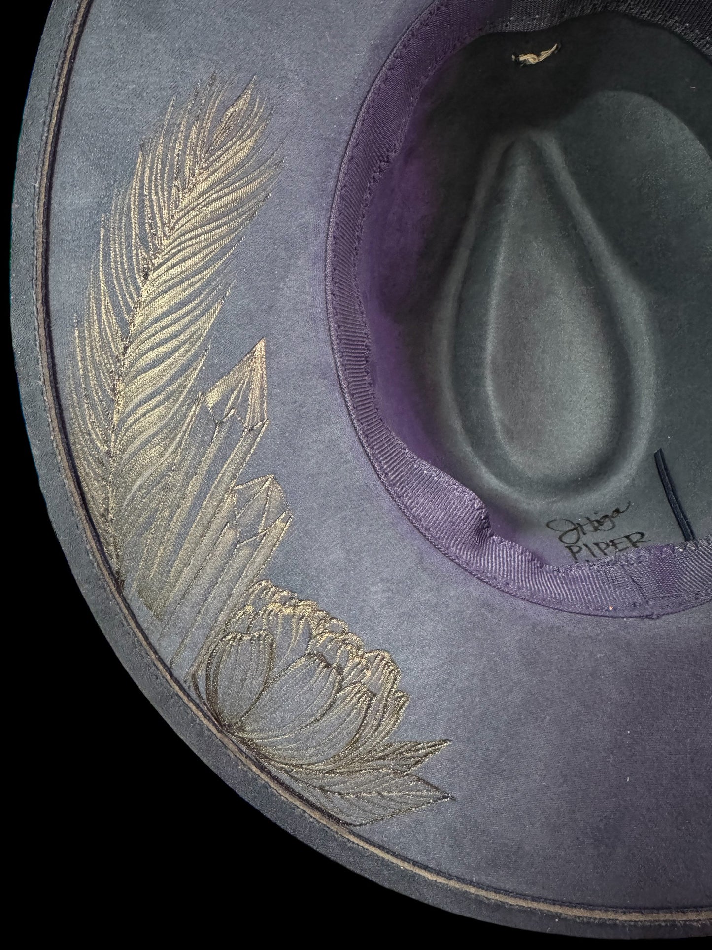 Classical Elements - Burned Wide Brim Hat