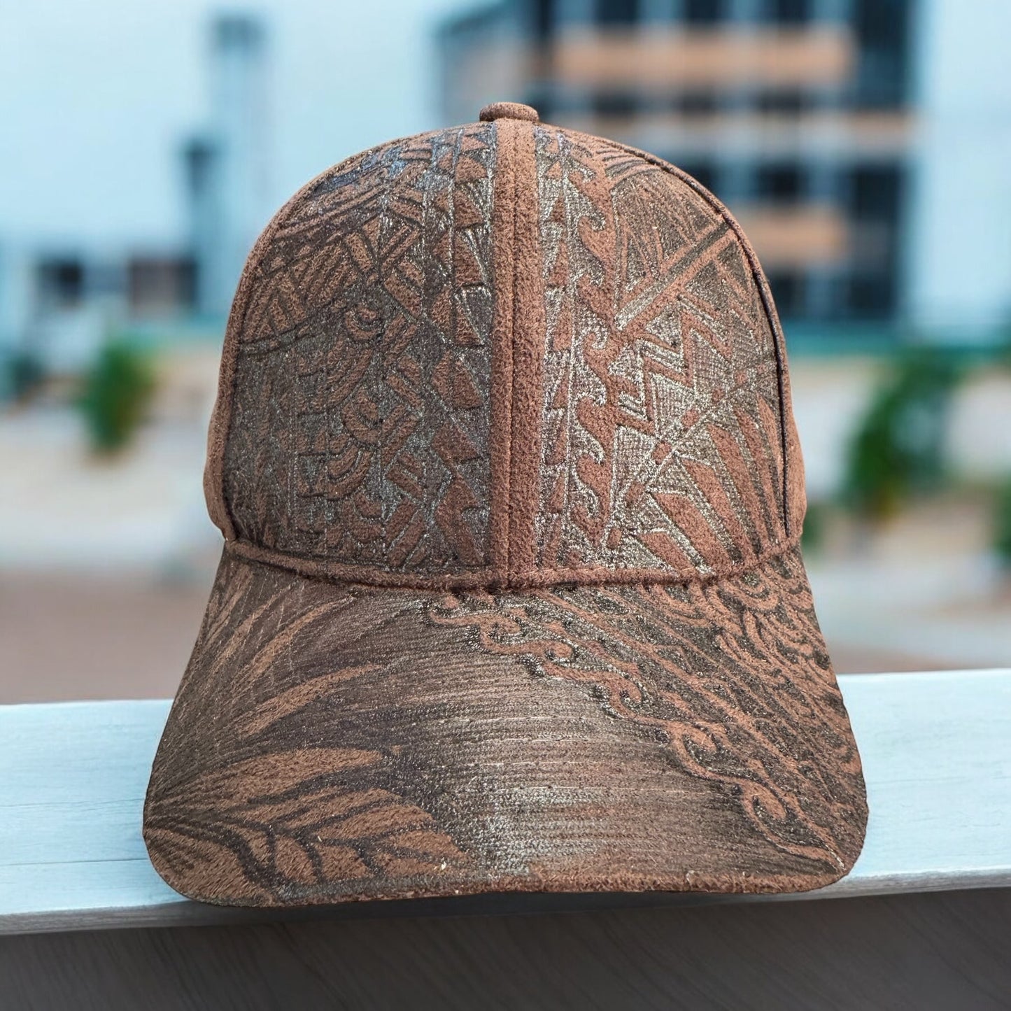 Tribute- Burned Suede Baseball Cap