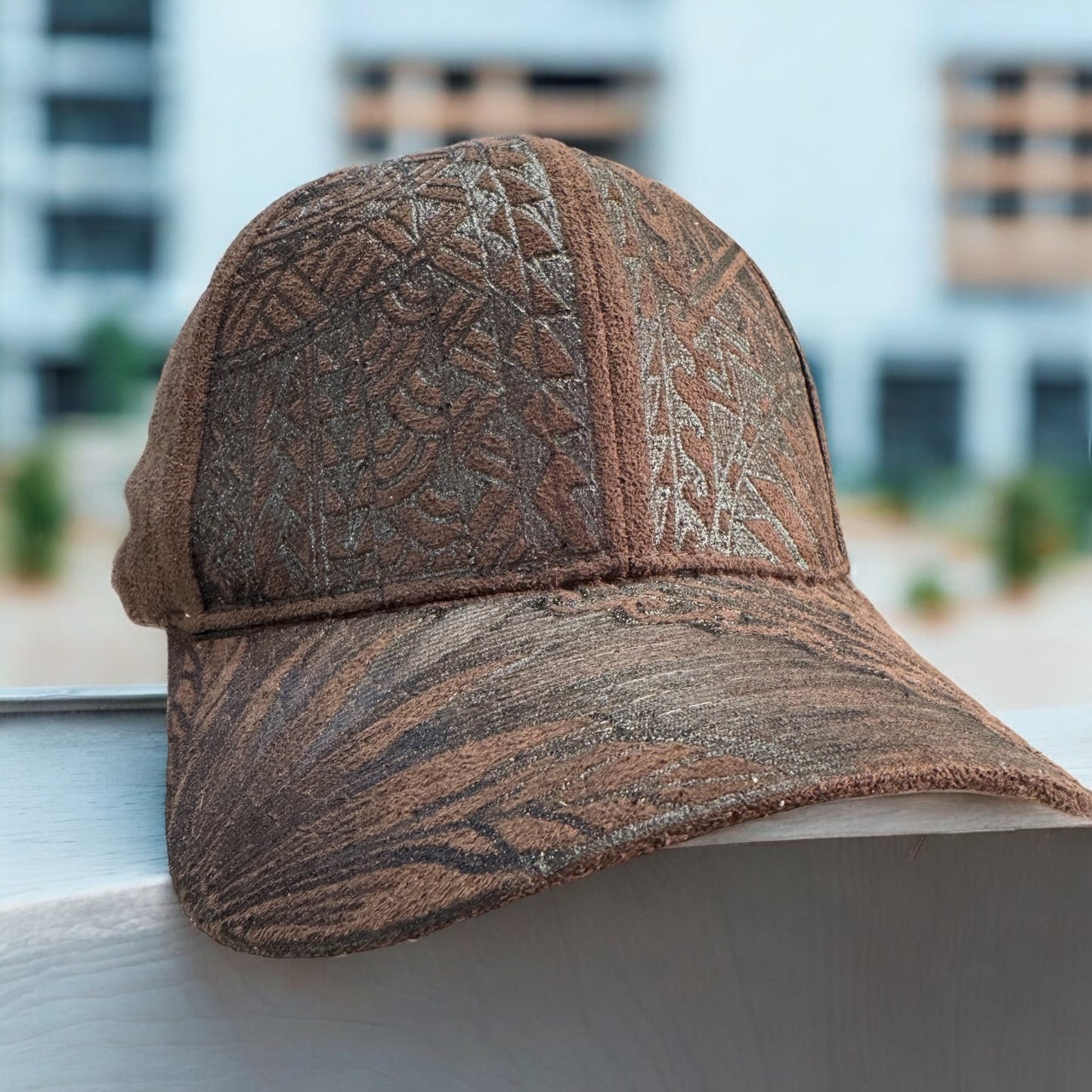 Tribute- Burned Suede Baseball Cap