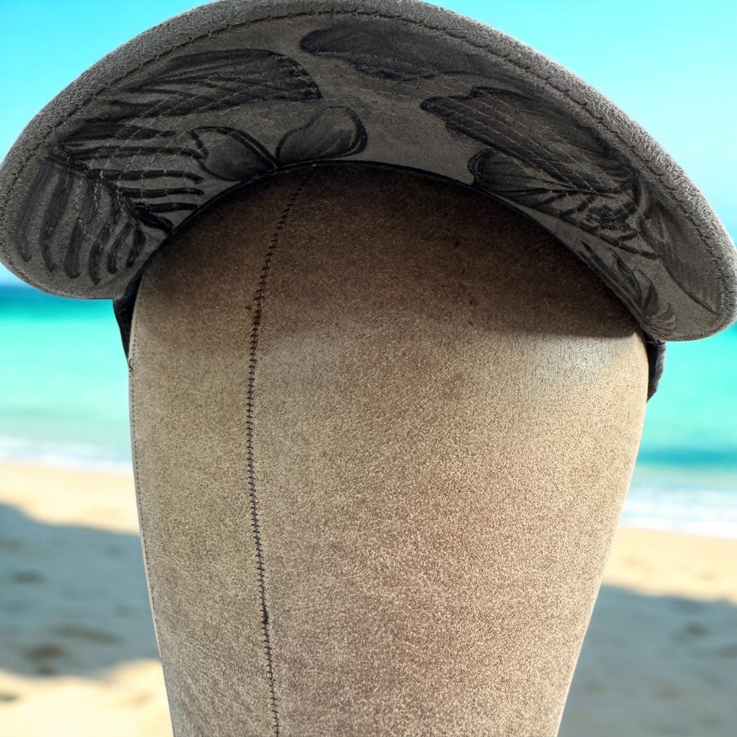 To The Islands - Tropics Burned Suede Baseball Cap