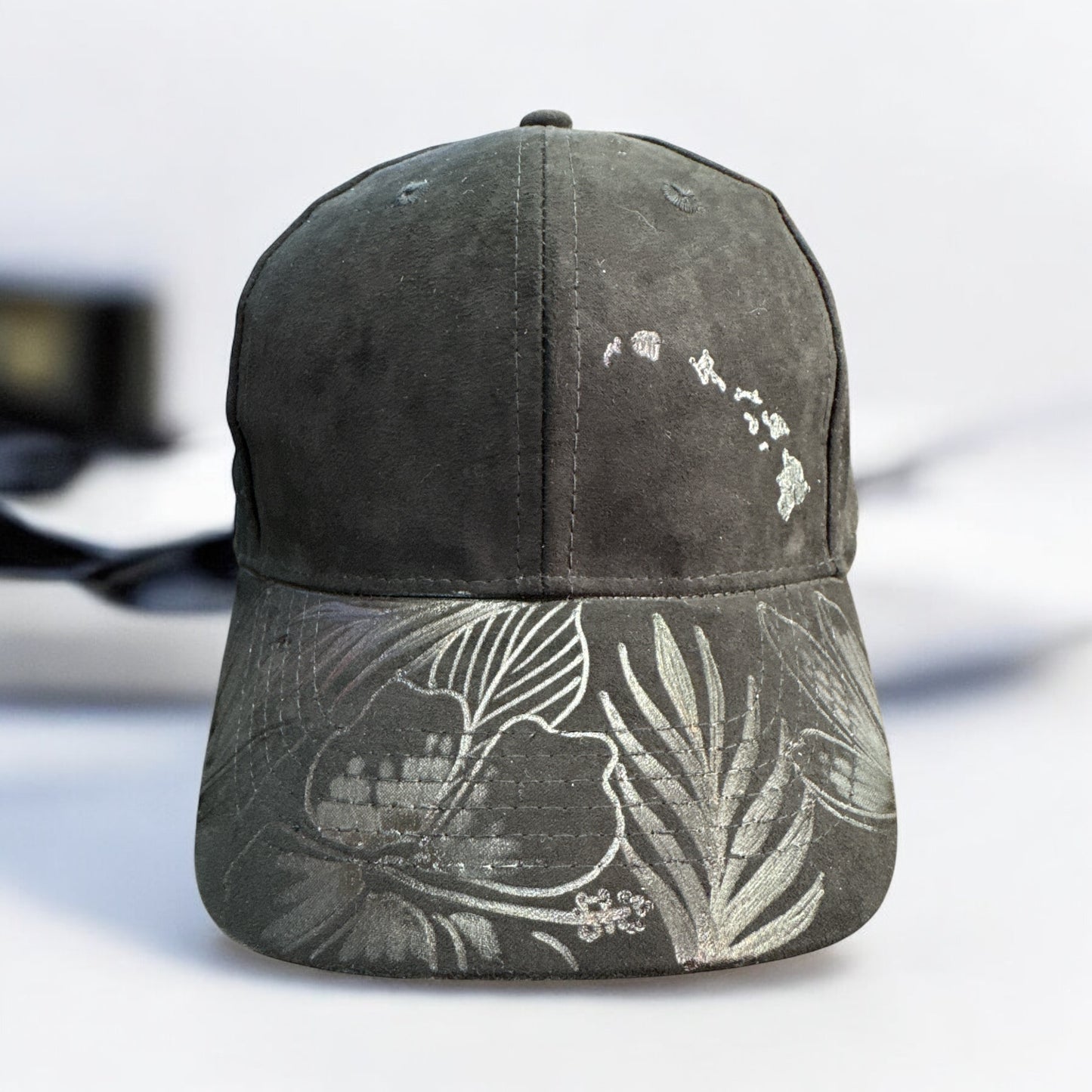 To The Islands - Tropics Burned Suede Baseball Cap
