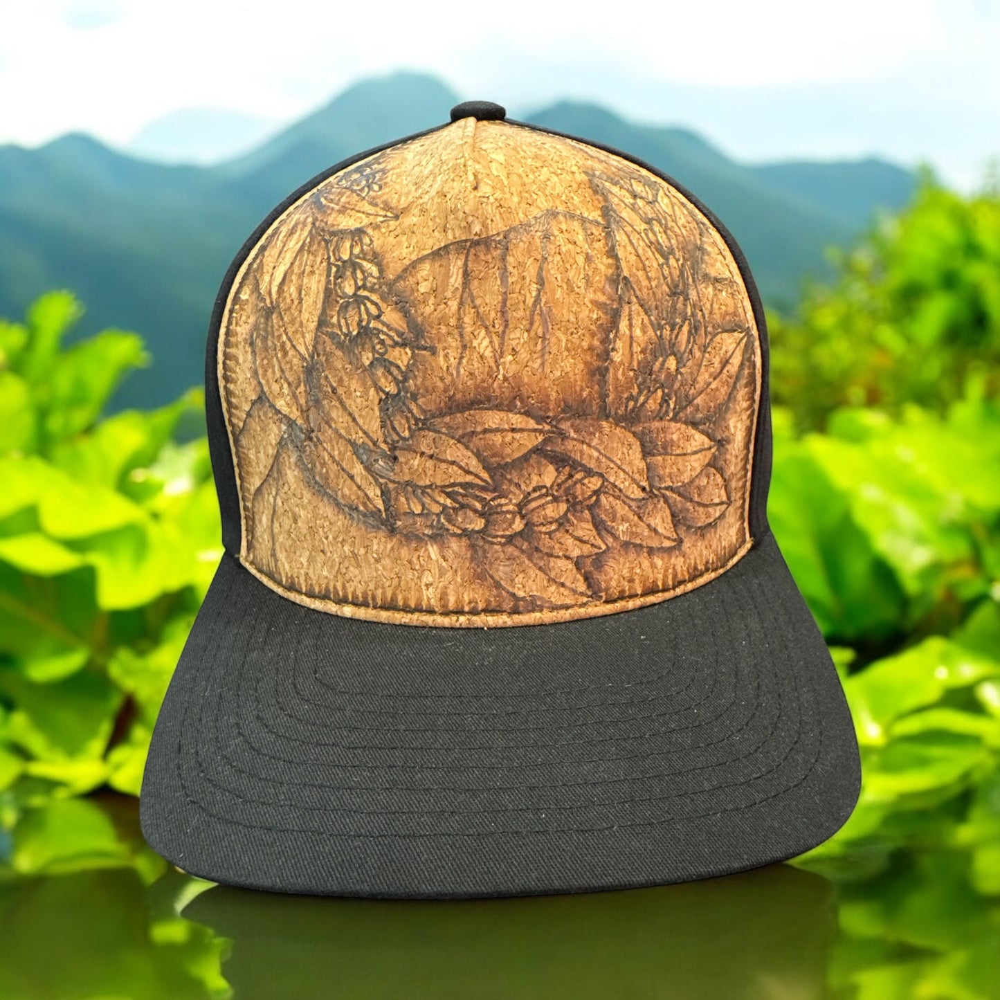 Forever my Mountains - Burned Cork Trucker Hat