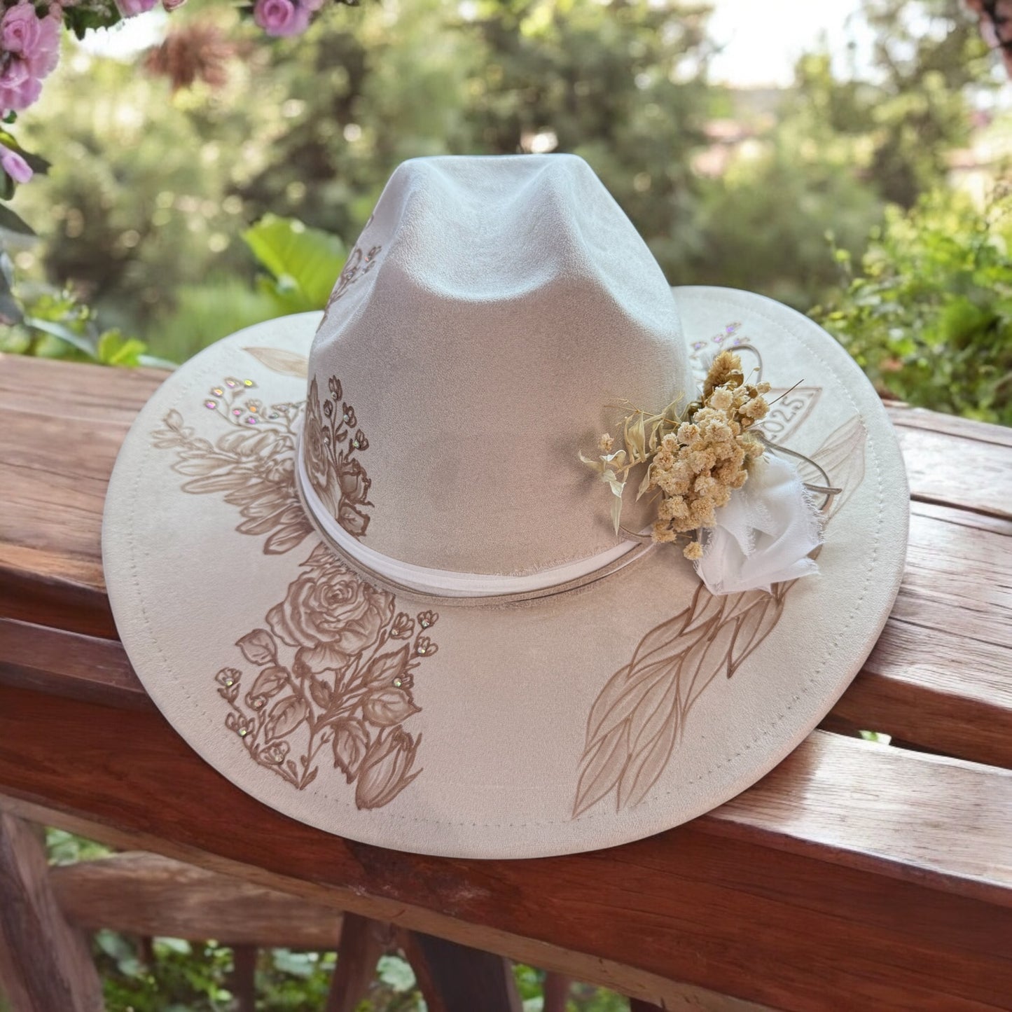 Cattleman’s Bridal - Burned Cowboy Hat