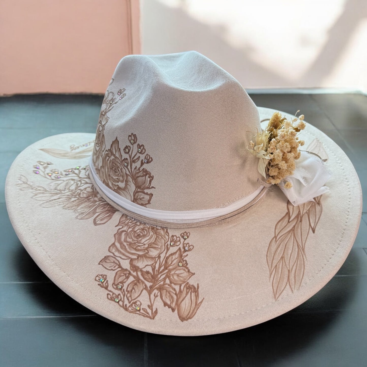 Cattleman’s Bridal - Burned Cowboy Hat