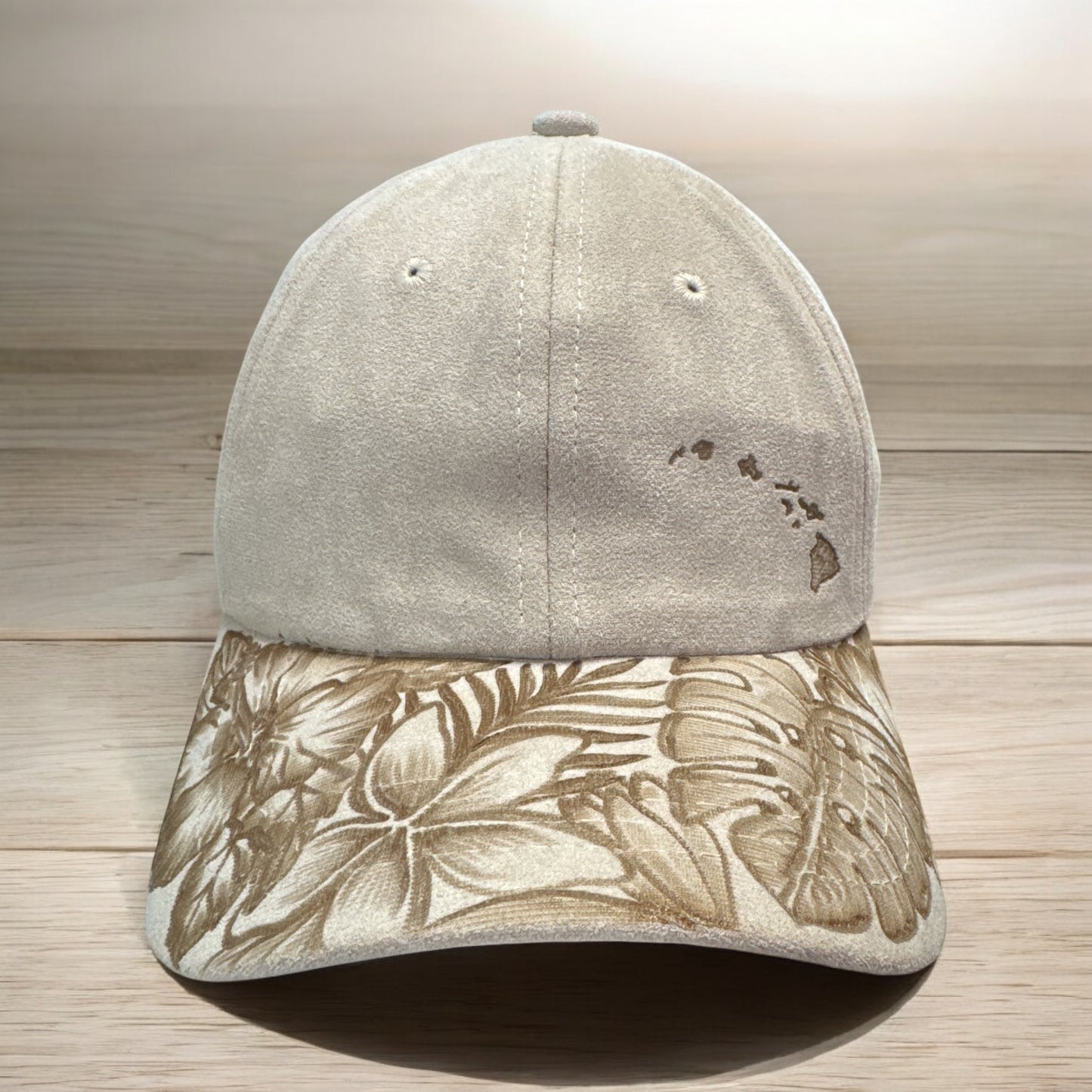 To The Islands - Tropics Burned Suede Baseball Cap