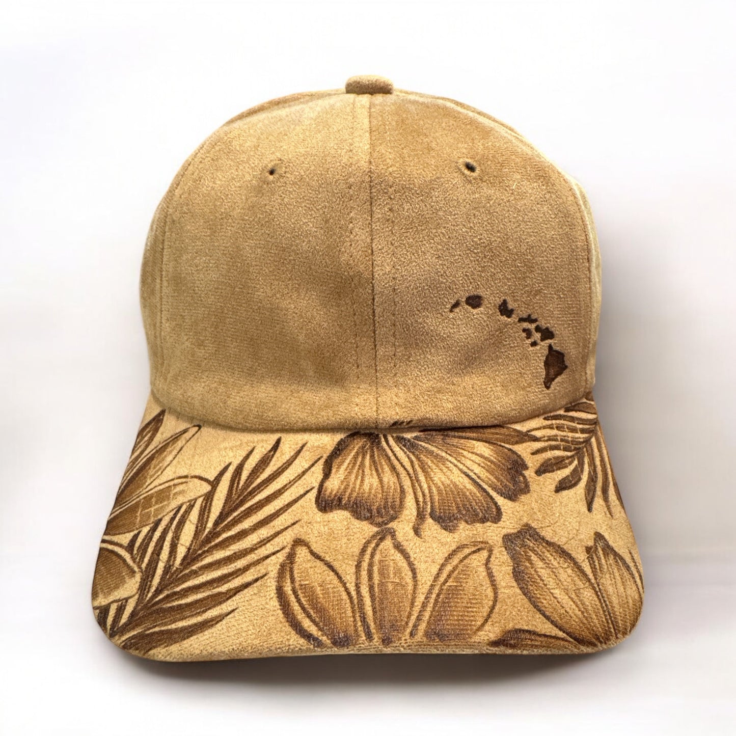 To The Islands - Tropics Burned Suede Baseball Cap