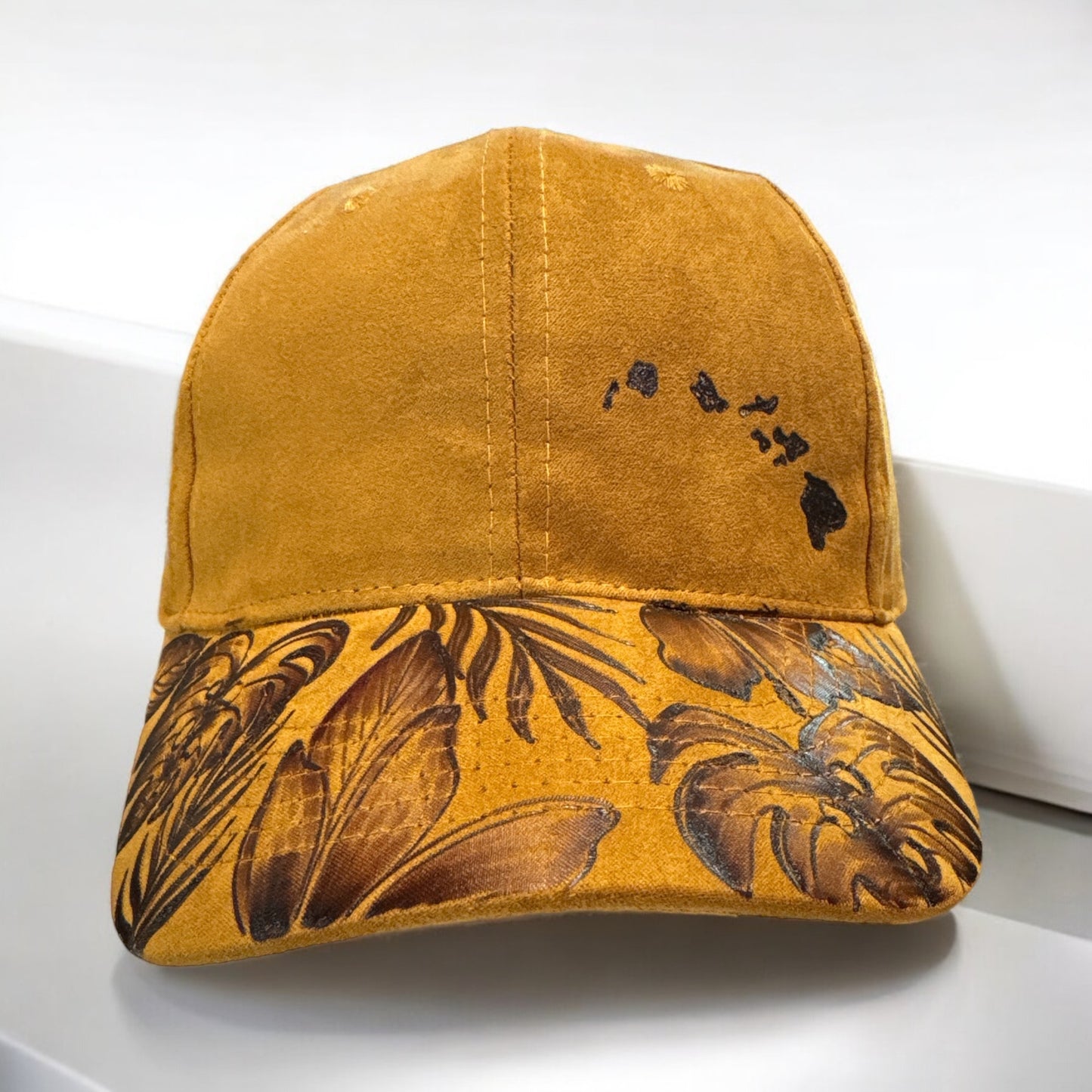 To The Islands - Tropics Burned Suede Baseball Cap