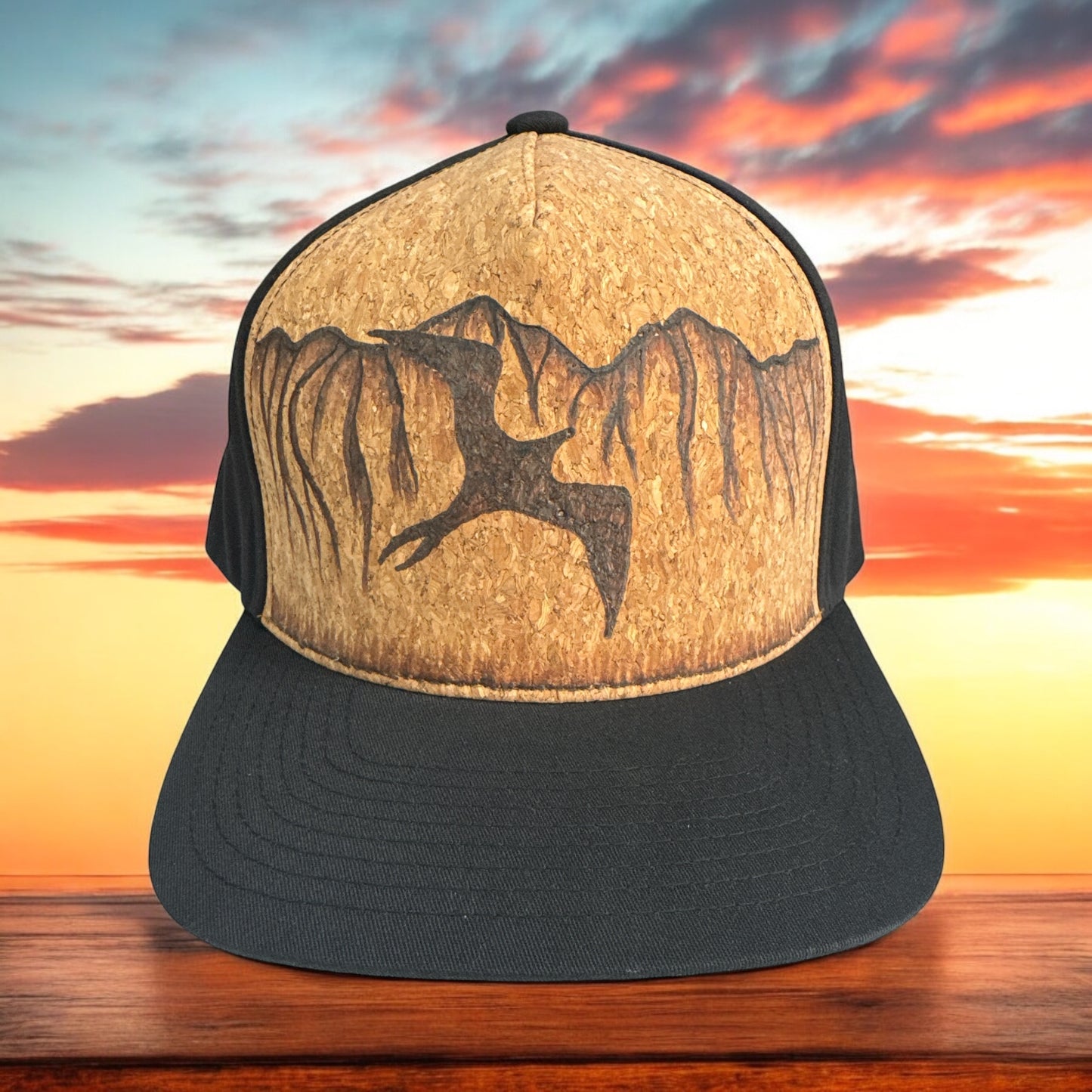Flight Over the Ko’olau - Burned Cork Trucker Hat