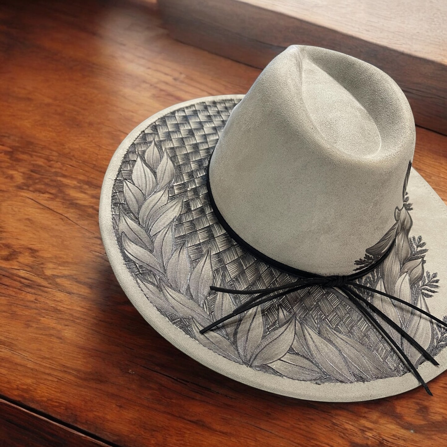 Hawele - Burned Wide Brim Hat