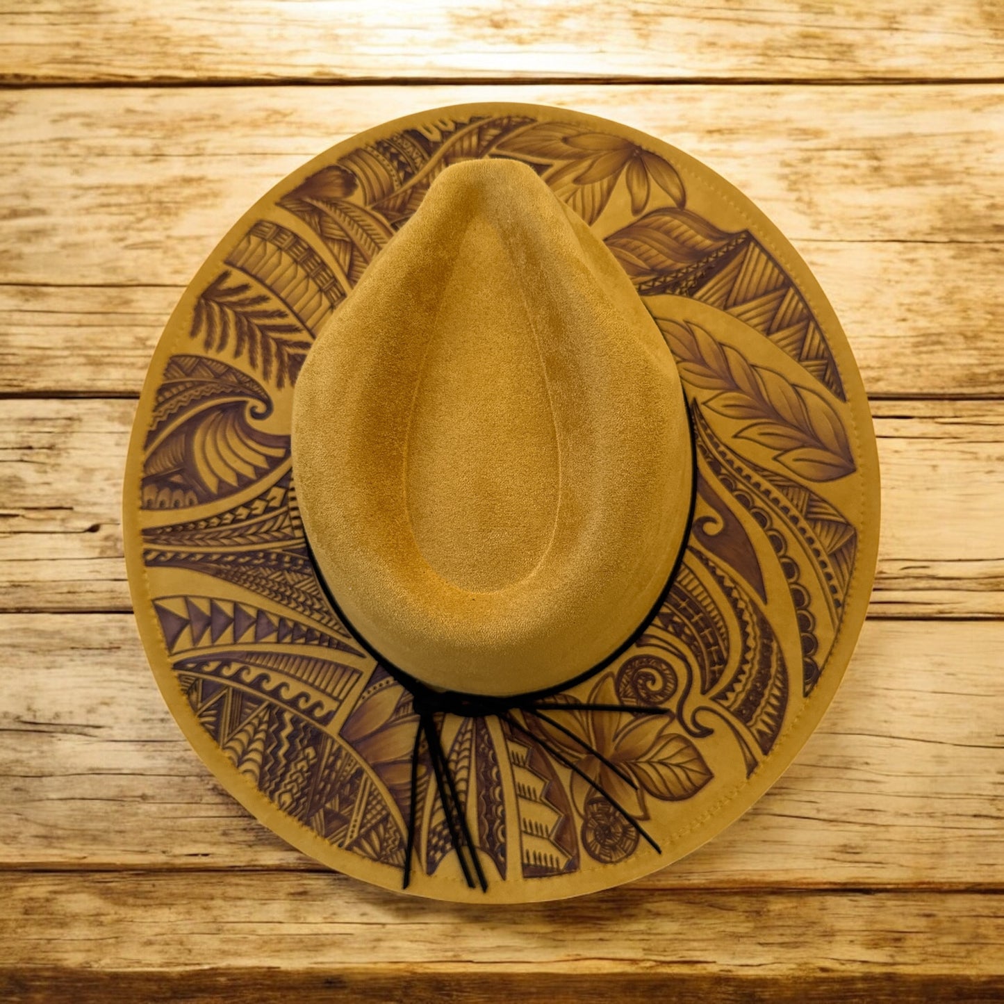 Pride Lines - Burned Wide Brim Hat