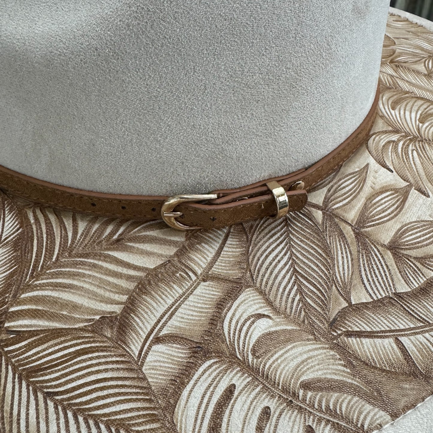 Lau Luxe - Burned Wide Brim Hat