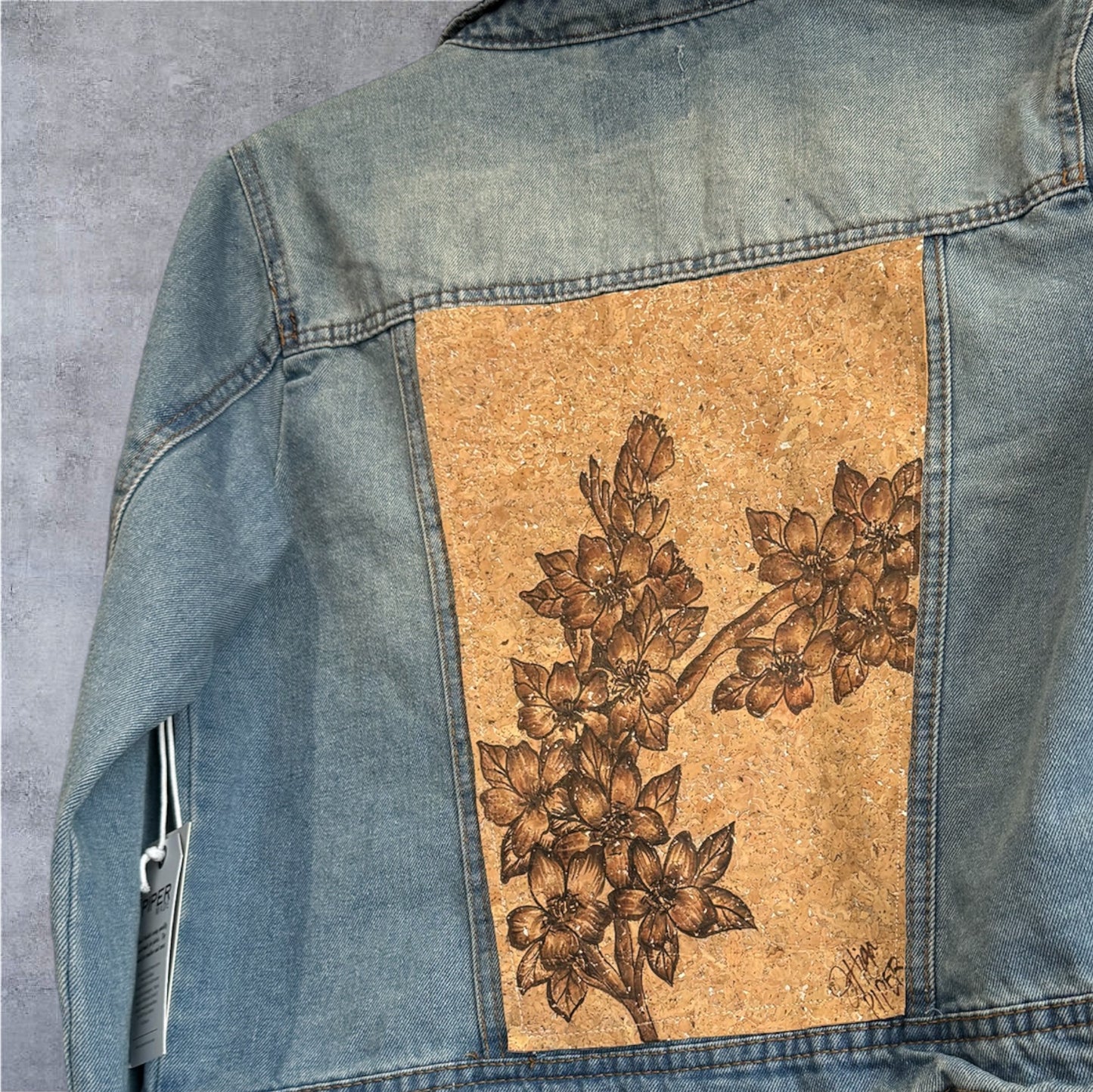 Create Your Own - Burned Denim Jacket