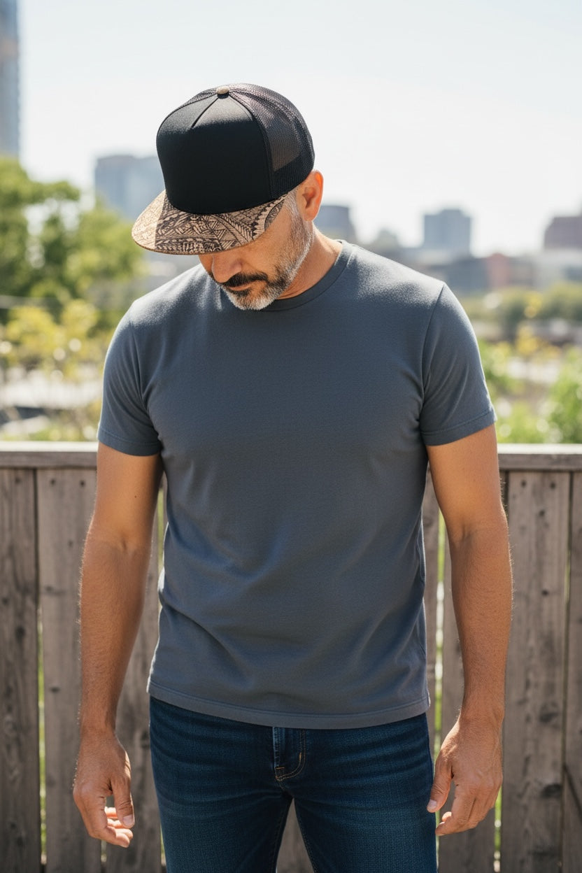 Tribal Paths - Burned Cork Trucker