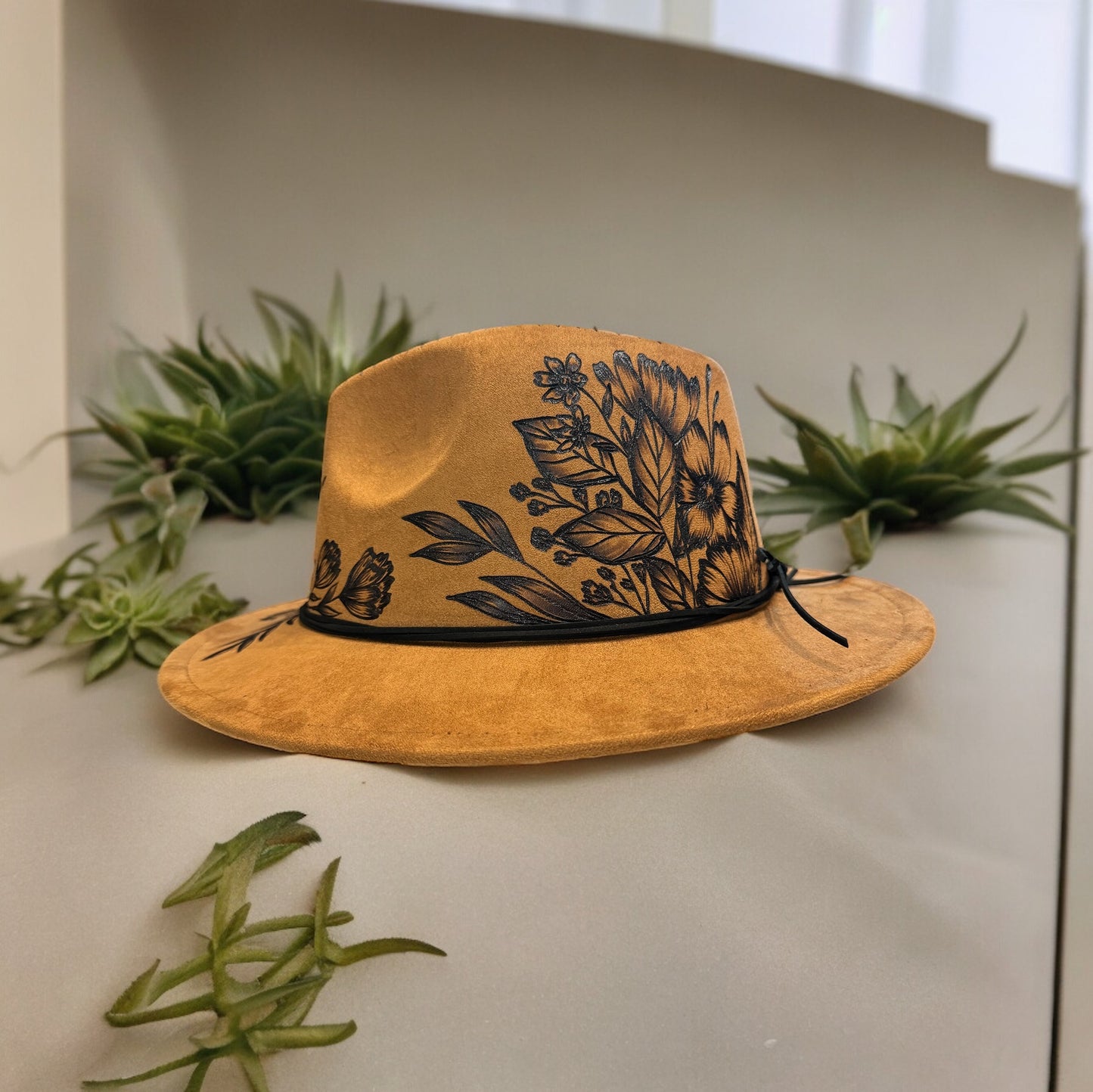 Sienna Lū - Burned Small Brim Fedora