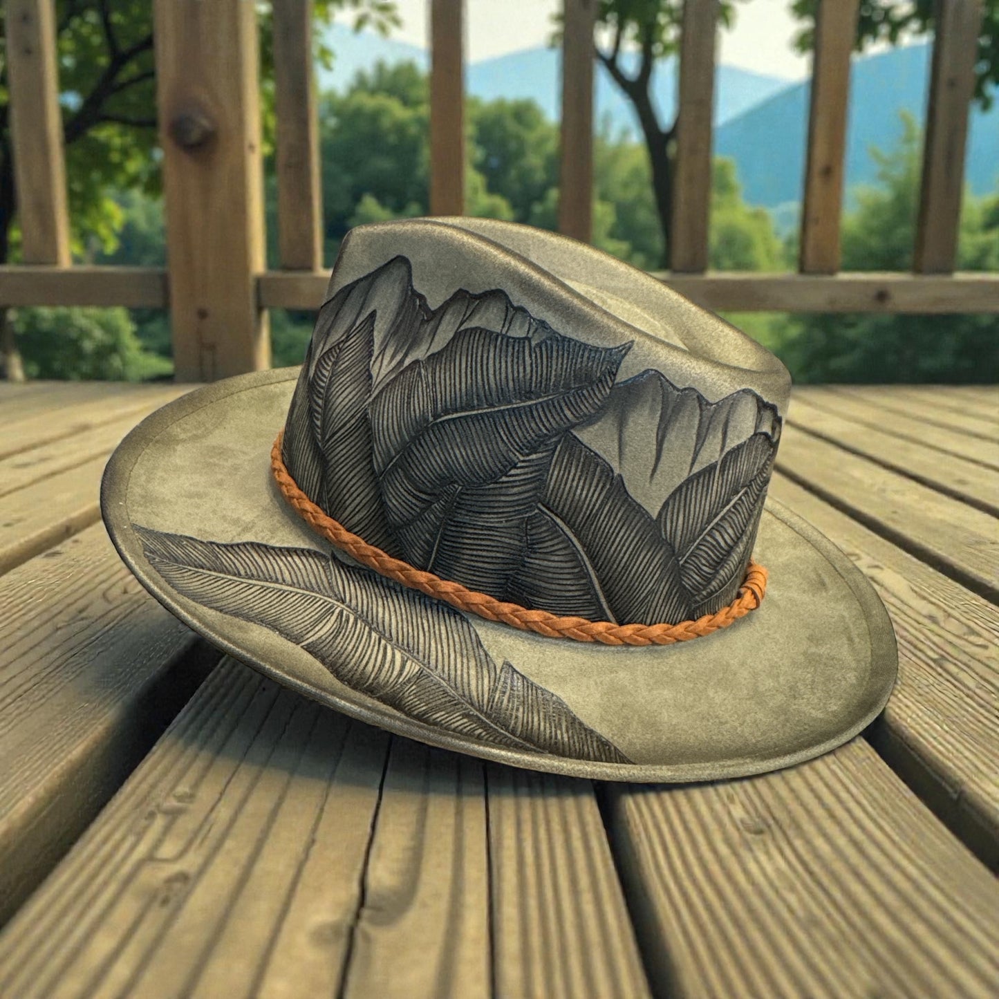 Plantation - Burned Short Brim Rancher