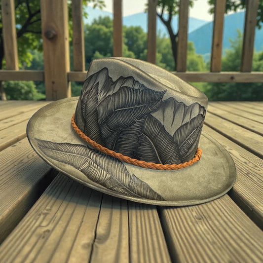 Plantation - Burned Short Brim Rancher