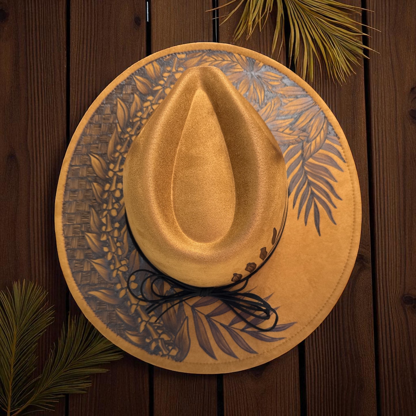 Ulana Luxe - Burned Wide Brim Hat