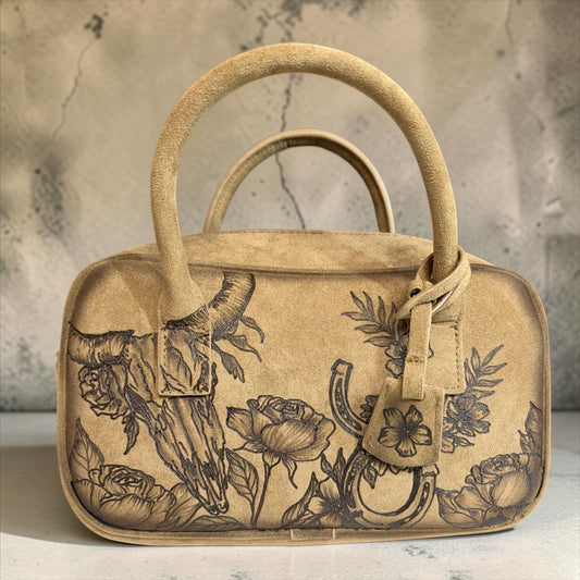 Western Luv - Burned Small Handbag