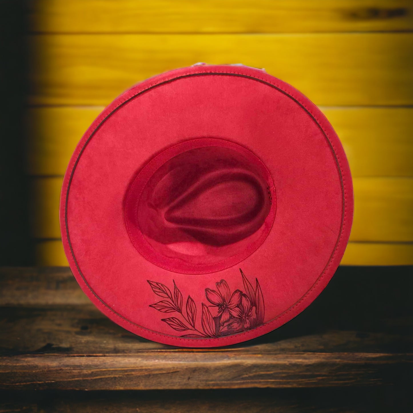 Miranda Mountains - Burned Wide Brim Hat