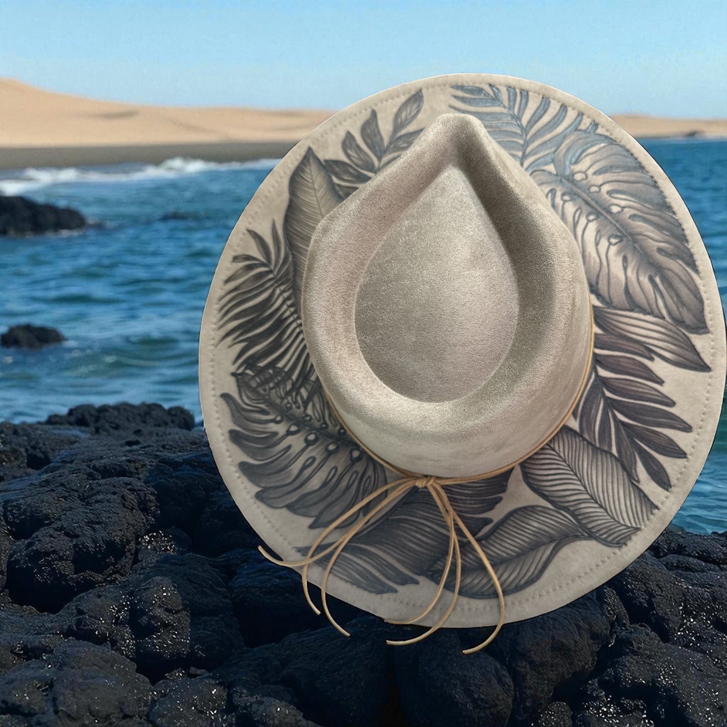 High Definition- Burned Wide Brim Fedora Series