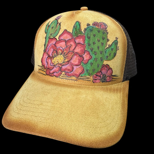 Burned & Painted Trucker Hat Series