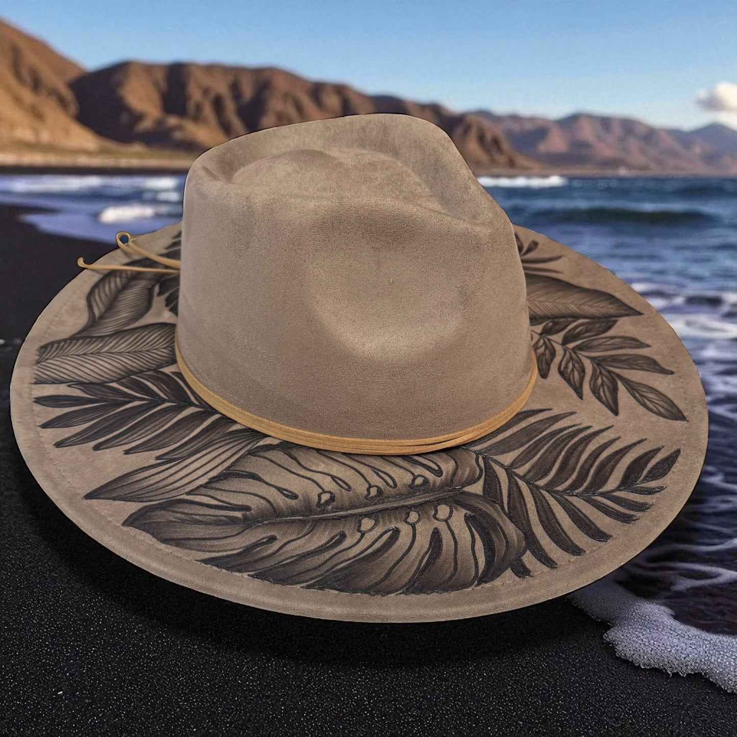 High Definition- Burned Wide Brim Fedora Series