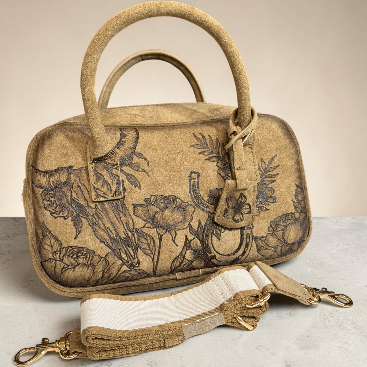 Western Luv - Burned Small Handbag