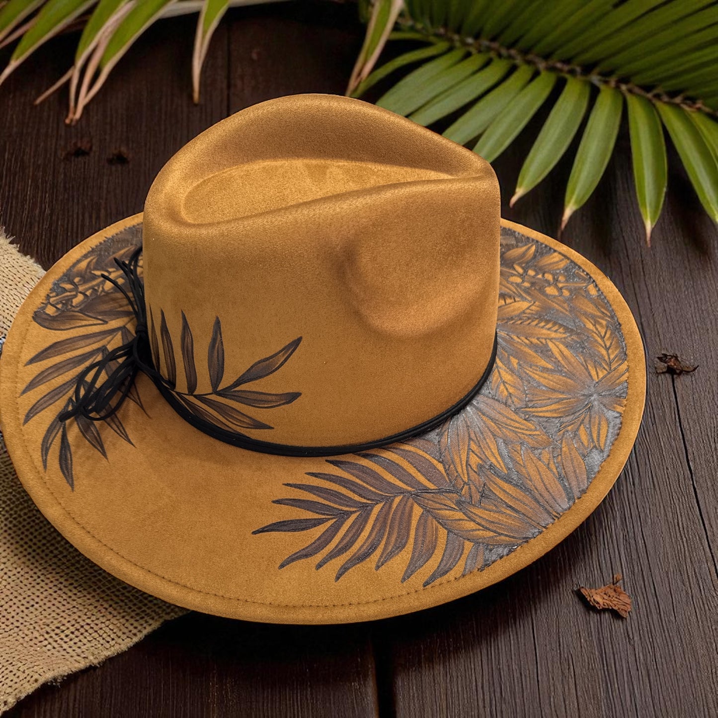 Ulana Luxe - Burned Wide Brim Hat