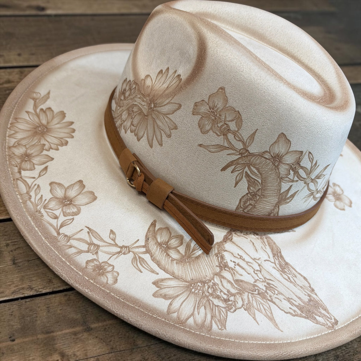 Ophidian - Burned Wide Brim Fedora