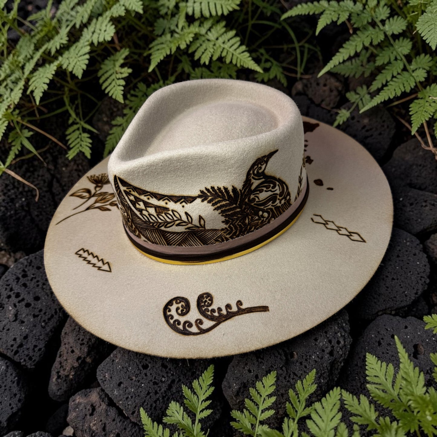 Nightbird - Burned AUS Wool Fedora