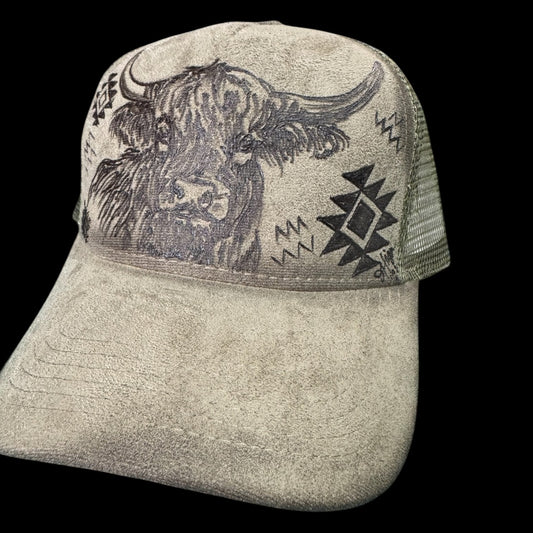 Knoxx- Burned Suede Trucker Hats