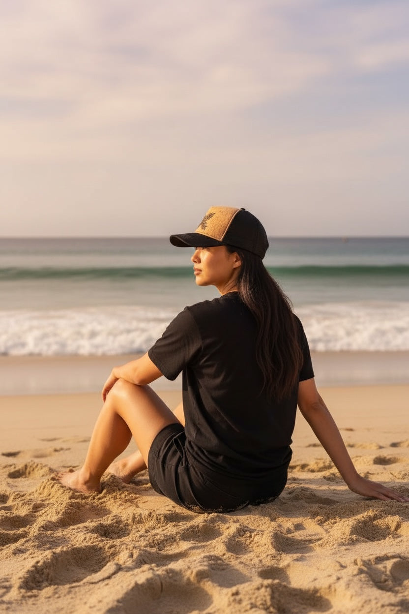 Quilt Series - Burned Cork Trucker