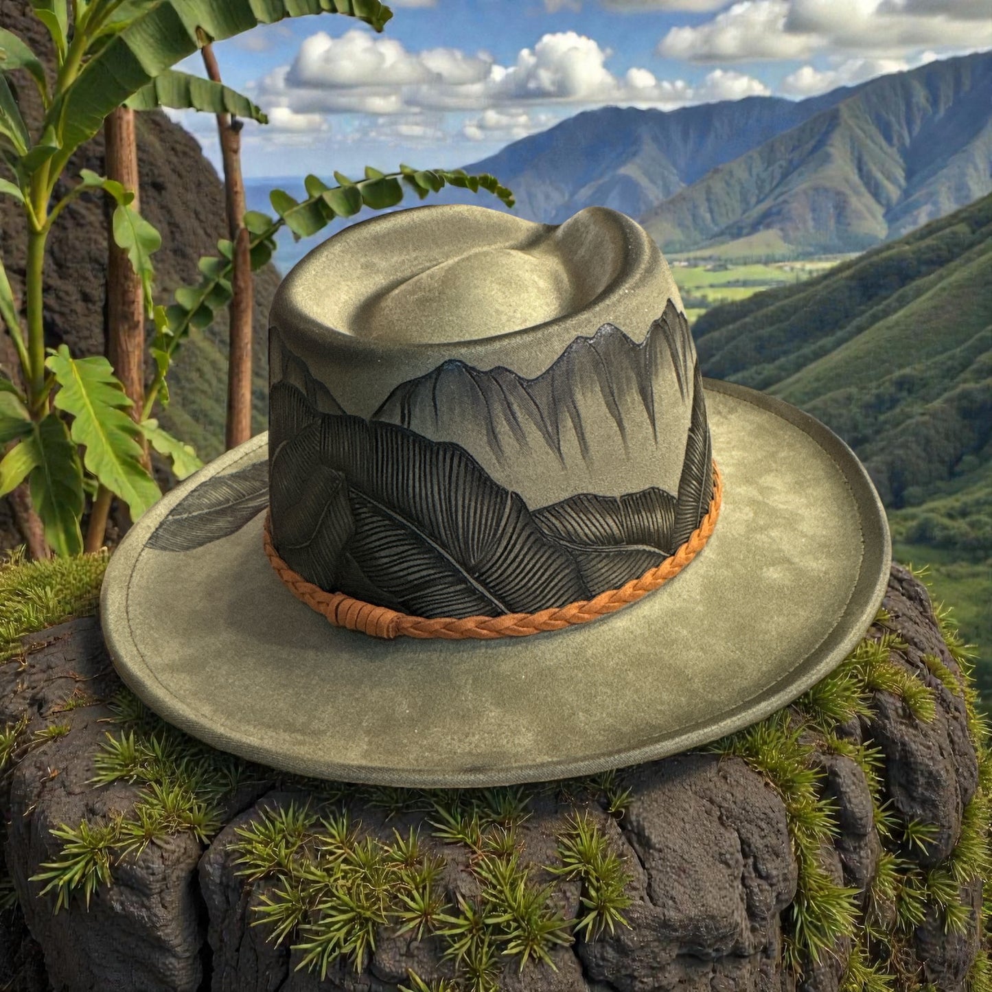 Plantation - Burned Short Brim Rancher