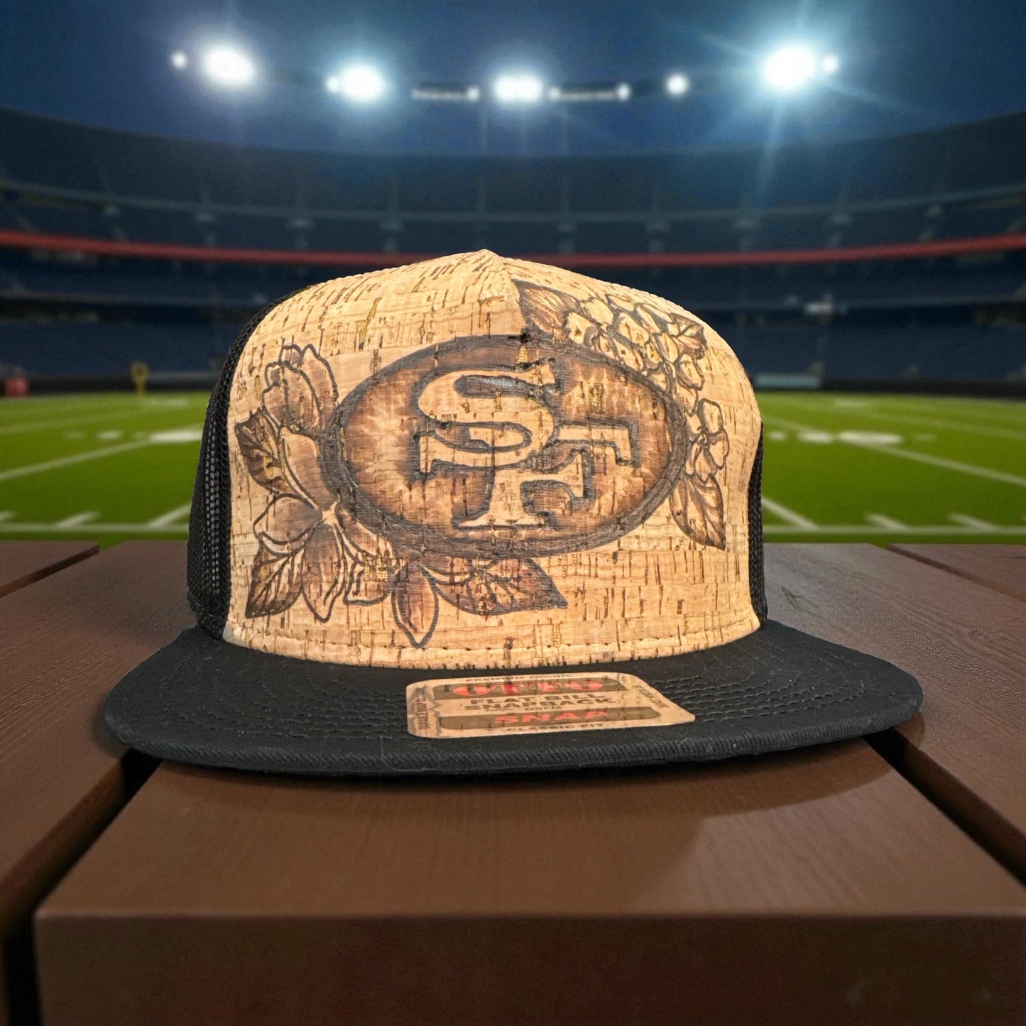 Football with Aloha - Burned Cork Trucker Hat Collection