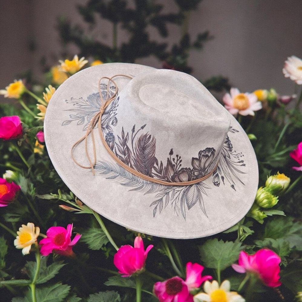 Pickens’- Burned Wide Brim Hat