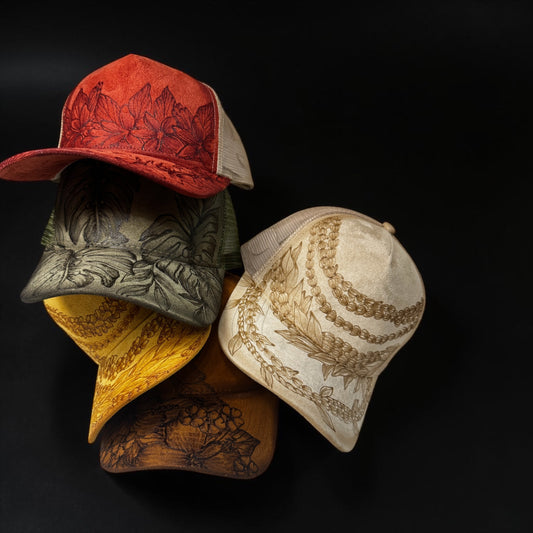 Pure Aloha Collection - Burned Suede Truckers